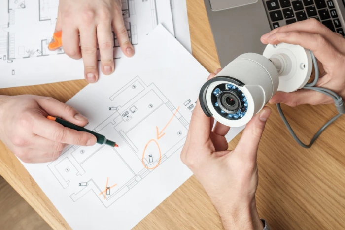 Residential CCTV Installation - Raji Builders